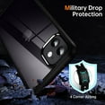 thumbnail image 3 of Shockproof Clear Case for iPhone 12/12 Pro, [Not Yellowing] [10FT Military Drop Protection] Hard Clear Back Four Corner Airbags Drop Protection Phone Cover, 6.1 inch, Black, 3 of 7