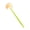 Yellow, variant on Artificial Chrysanthemum Pen, Wobble Flower Ballpoint Pen, Soft Bendable Stems for Desk Decoration, Multicolor Plastic, 8.66 Inch