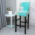 thumbnail image 7 of Bar Stool Cover Printed,Dining Chair Slipcovers Removable Washable Anti-Dust Stretchy Modern Spandex Pub Chair Protector Cover for Bar Kitchen Counter Stool-2 Pcs-K, 7 of 7