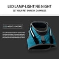 thumbnail image 7 of KEINXS LED Light Up Dog Vest Harness Rechargeable Reflective Lighted Dog Harness  Glow Dark Dog Light Harness for Camping Night Safety Walking, 7 of 7