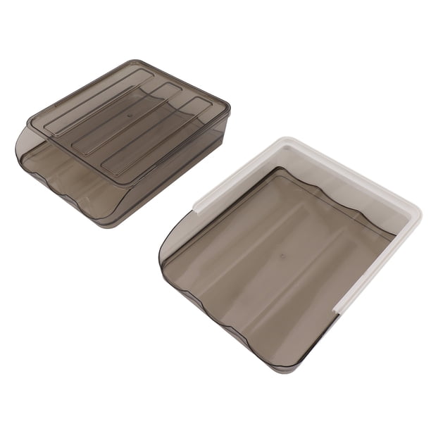 Porta Huevos para Refrigerador Translúcido Apilable Cajas de Almacenamiento de Huevos para Nevera Contenedor de Huevos Rodante Automático Bandeja de Huevos con Cubierta ANGGREK Otros