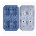 thumbnail image 1 of Molde for cubitos de hielo con forma de perro, bandeja de hielo con prensa de silicona for hacer hielo fácilmente en casa, 1 ud., 1 of 2