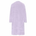 thumbnail image 5 of Bovxnpu Winter Robes For Women Women Long Flannel Nightgown with Fleece Lining Winter Warm Pajamas Robes Women Long Sleeve Dress Pullover Nightgown Pajamas Sleepwear Spring Fall Outfits, 5 of 8