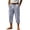 Dark Blue_0415N&21, variant on Striped Linen Pants Elastic Waist Wide Leg Capri Pants Men Lightweight Big and Tall Summer Beach Vacation Men’s Lounge Pants with Pockets Green XXXL
