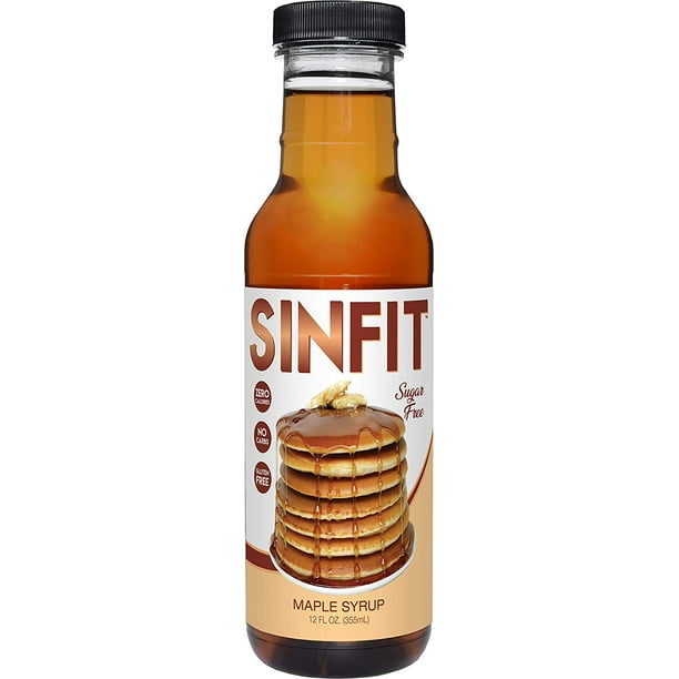 SinFit (Sinister Labs) Syrup, Maple, Sugar Free, Zero Calories, Fat