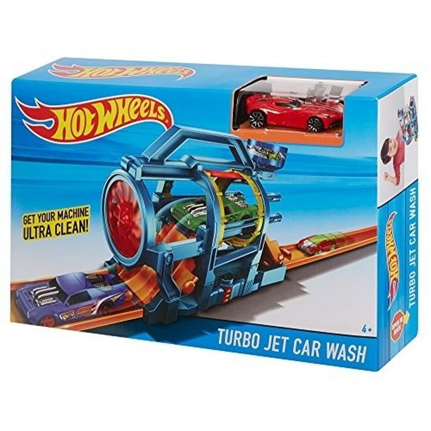 Hot Wheels Turbo Jet Car Wash Playset
