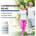 thumbnail image 4 of Puregen Labs Lumbrokinase High Potency Supplement, 60 Vegetarian Capsules, 2PK, 4 of 7
