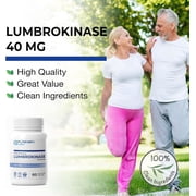 Puregen Labs Lumbrokinase High Potency Supplement 60 Vegetarian Capsules 1PK