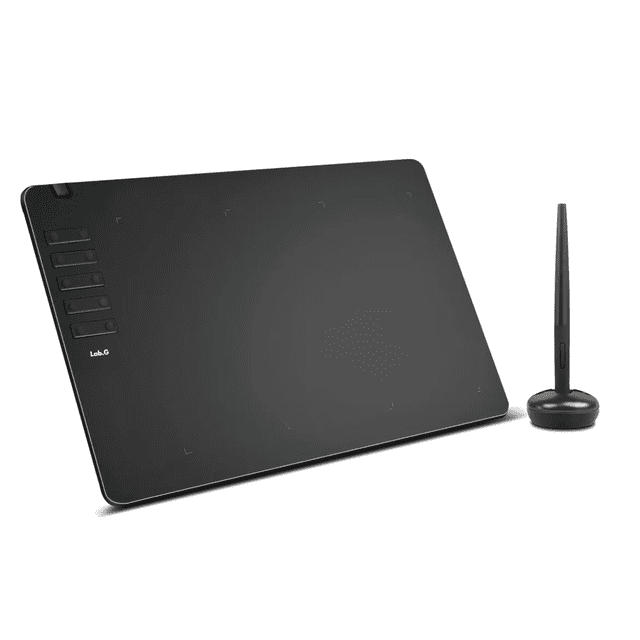 Tableta Digitalizadora 10*6 Pulgadas Para Dibujar Lab.G, Negro