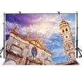 thumbnail image 1 of BSDHOME Toile de Fond en Polyester 7x5ft pour Palais Italien, Accessoires de Photographie de Studio, 1 of 5