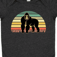 thumbnail image 4 of Inktastic Gorilla Retro Sunset Jungle Animal Boys or Girls Baby Bodysuit, 4 of 5