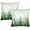 Forest-2, variant on Blue Forest Tree Pillow Covers Watercolor Nature Landscape Printed Throw Pillows Winter Christmas Square Linen Cushion Case for Home Sofa Couch Bed Outdoor 18x18 Set of 2