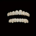 thumbnail image 4 of CHUANK 20-Teeth CZ Grillz - Top/Bottom Rapper Accessory for Hip-Hop Inspired Looks - Party Perfection, 4 of 7
