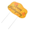 thumbnail image 2 of CIMAXIC Thanksgiving Yard Sign Made of Durable Plastic for Decoration Multi Color Festive Patterns 1pc,11.81"X7.68"X0.16", 2 of 4