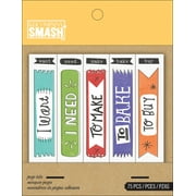 K & Company Flag Smash Page Tabs, 75 Piece