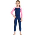 thumbnail image 2 of Maillot de Bain pour Enfants à Manches Longues Combinaison de Plongée une Pièce Protection UV, Taille S, 2 of 5
