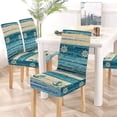thumbnail image 5 of RYLABLUE Nautical Style with a Lettering Stretch Chair Cover Protector Seat Slipcover for Dining Room Hotel Wedding Party Set of 6, 5 of 5