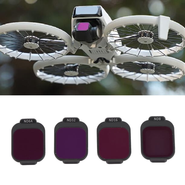 Kit De Filtro ND Para Drones, Filtro De Lente ND Con Reducción De Luz, Revestimiento Múltiple ND8 ND16 ND32 ND64 3-6 Paradas Para Fotografía