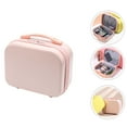 thumbnail image 2 of Miangastore 1Pc Portable Solid Color Cosmetics Case Lady Makeup Storage Hangheld Bag, 2 of 8