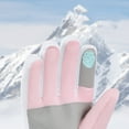 thumbnail image 3 of PuSpu Reflective Zipper Gloves Thick Warm Windproof Men And Women Cycling Driving Car Skiing Outdoor Gloves, 3 of 3