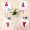 thumbnail image 2 of Juegos de botellas de vino de Navidad Adornos navideños Bolsas de vino tinto Hotel Restaurante Fiesta Vestir Suministros para fiestas, 2 of 5