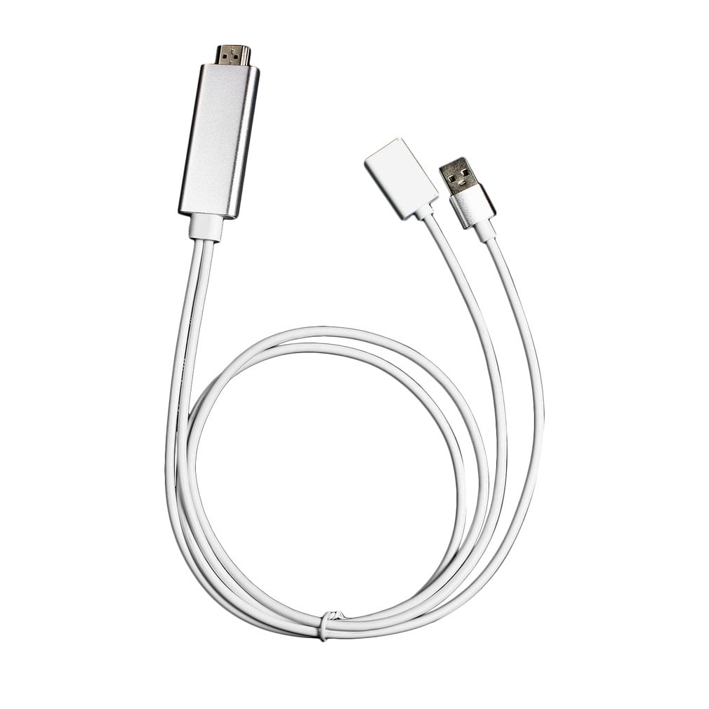 8 Pin to HDMI Cable HDTV TV Digital AV Adapter USB HDMI 1080P Smart