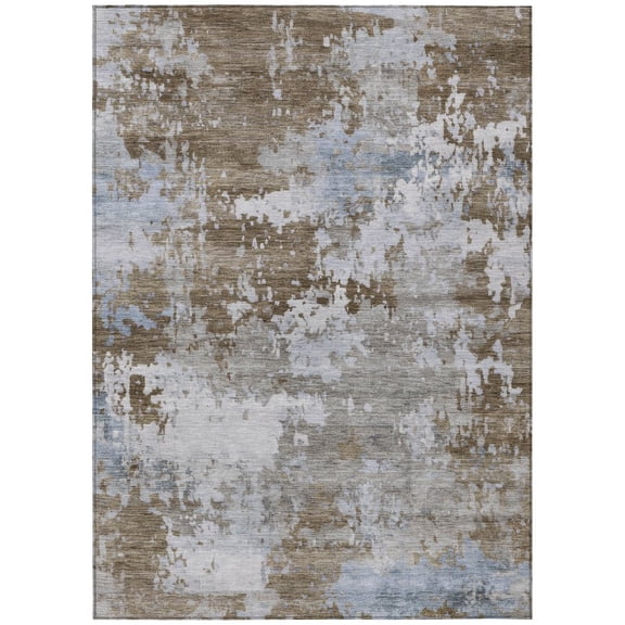 Dalyn Rugs Machine Washable Indoor/Outdoor Chantille ACN2142 Chocolate 2'6" x 3'10" Rug