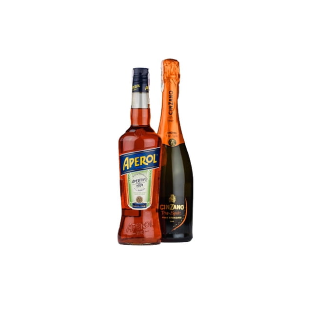 Aperitivo Aperol 700 ml + Espumoso Cinzano 750 ml Genérica Spritz