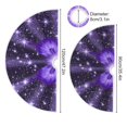 thumbnail image 4 of Ryvnso Christmas Tree Skirt Sparkling Butterfly Purple-a7 Xmas Tree Skirts Ornament Home Decorations 47.2", 4 of 6