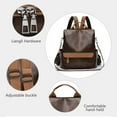 thumbnail image 6 of Matoen Stylish Large Capacity Women's Shoulder Bag - Versatile Handbag for Travel, Work, School & Commute, Fashionable Backpack Purse for Ladies, 6 of 6