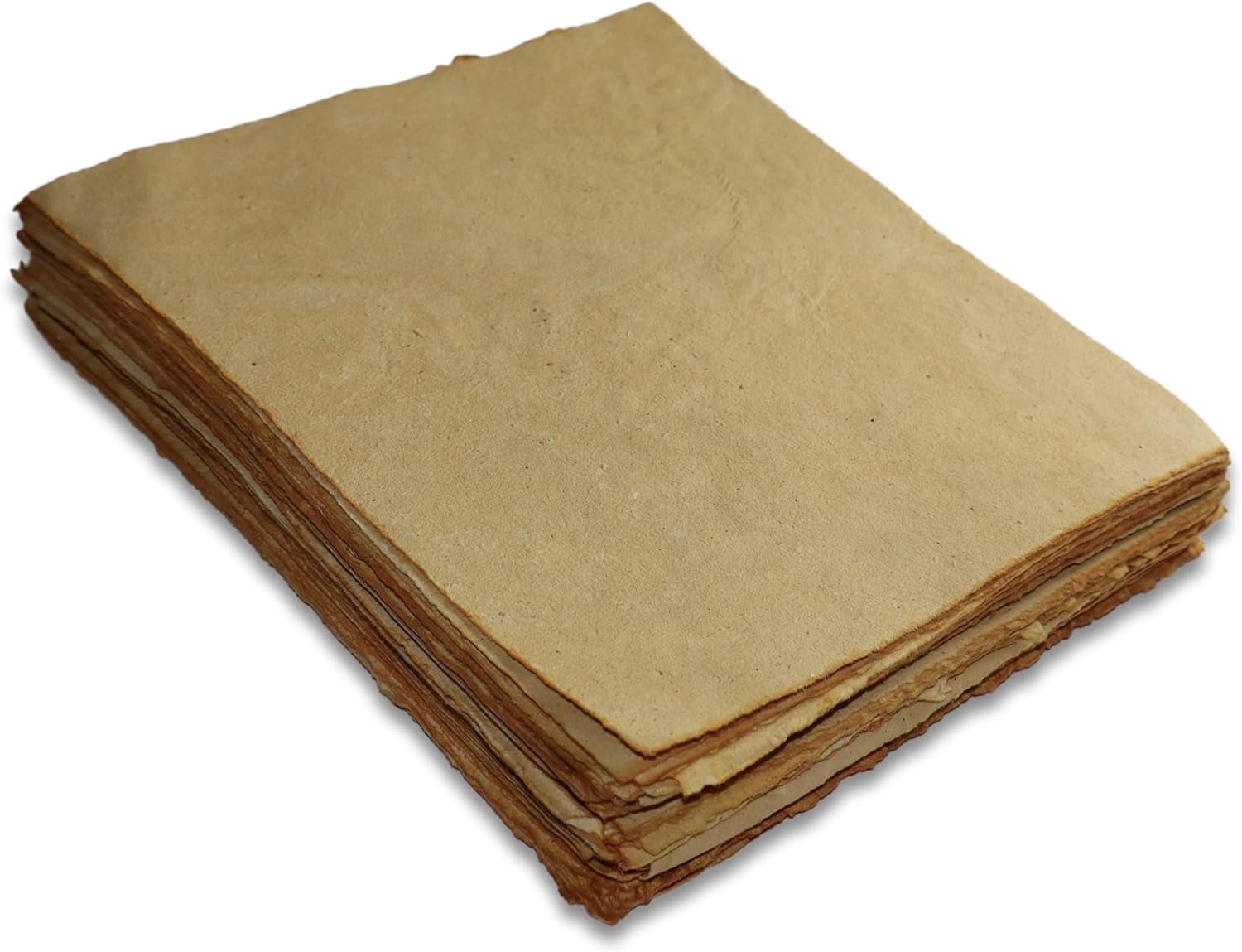 Watercolor Paper - Mixed Media Art Watercolor Paper - 150 GSM Thick Deckle Edge Virgin Cotton Handmade Paper 50 Sheets (13.5 x 9.5, Vintage)