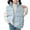 Sky Blue, variant on Eltusu Girls Puffer Vests, Windproof Waterproof Thermal Casual Winter Jackets with Zipper Brown Size 10-12T