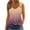 Purple, variant on Womens Tank Tops 2025 Summer T Shirts Round Neck Sleeveless Casual Loose Blouses Gradient Tops Ladies Tank Tops Purple S