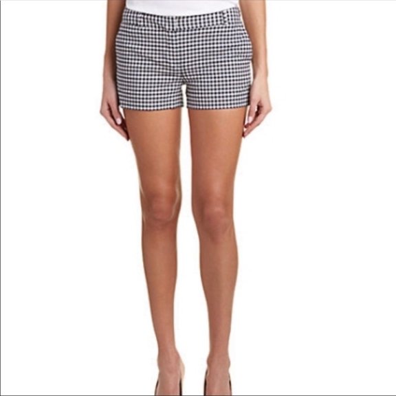 GANT RUGGER Women's Vintage Blue Gingham Shorts 420380 Size 6