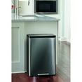 thumbnail image 5 of Rubbermaid 12 Gallon Stainless Steel Metal Step Garbage Bin Trash Can, Charcoal, 5 of 5