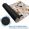 thumbnail image 6 of Long Mouse Pads for Desk,Chihuahua and Pioneer Flower Desk Mats on Top Of Desks, Desk Mouse Pad Extra Large with 3mm Non-Slip Base and Stitched Edge for Gaming,Office,Work,Home 47.3"x23.6", 6 of 6
