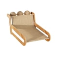 thumbnail image 3 of Cama elevada para gatos Fernando mueble para mascotas Rascador con pelota 42 cm x 66 cm x 29 cm, 3 of 8