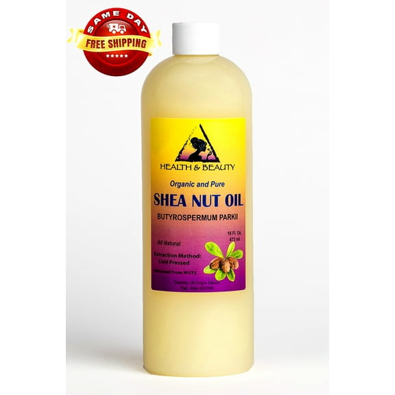 SHEA NUT OIL ORGANIC AFRICAN KARITE OIL CARRIER COLD PRESSED 100% PURE 48 OZ