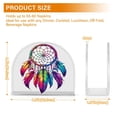 thumbnail image 5 of JSTEL Rainbow Dreamcatcher Napkin Holder for Table Cocktail Farmhouse, Paper Napkins Dispenser for Home Kitchen Coffee Shop Dining Room Decor, 5 of 9