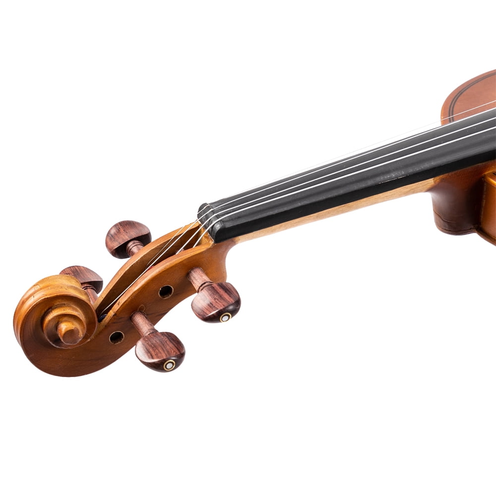 GV103 4/4 Natural Acoustic Violin Spruce Panel Maple Back Complete Set with Accessories Matte Natural