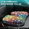 thumbnail image 4 of Premium Fashion Pattern Memory Foam Seat Cushion Ergonomic Chair Pad for Office Chair, Car, Airplane & Bleachers Sciatica, Tailbone Hip & Back Pain Relief - Chair Cushion for Long Office Workers., 4 of 5
