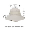 thumbnail image 3 of Sombreros De Protección Solar Gorro unisex anti-UV, transpirable, para pesca, senderismo, cómodo para el trabajo en el césped del jardín Likrtyny Para Estrenar, 3 of 8