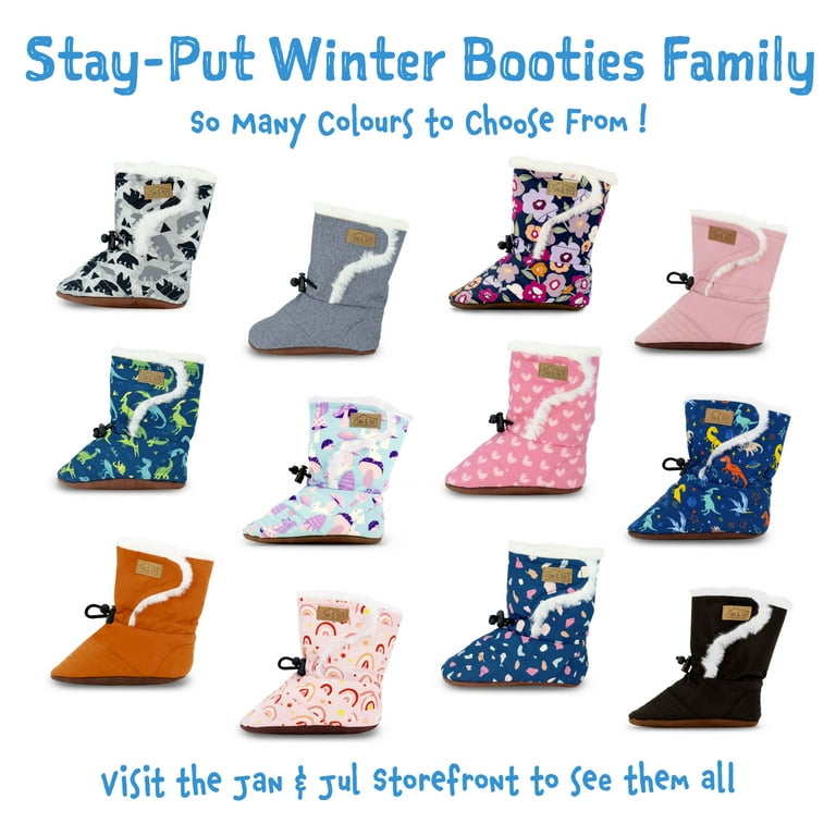Jan & Jul Stay-Put Winter Booties - Dusty Pink Jan & Jul Stay-Put Winter Booties - Dusty Pink