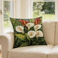 thumbnail image 6 of Horivan Floral Pillow Cover Soft Velvet Decorative Cushion Case for Sofa Living Room Bedroom Decor Home Accents Throw Pillow, 6 of 6