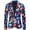 Blue, variant on IROINNID Formal Jacket Suit for Men Printed One Button Performance Dress Suit Casual Blazer,Blue