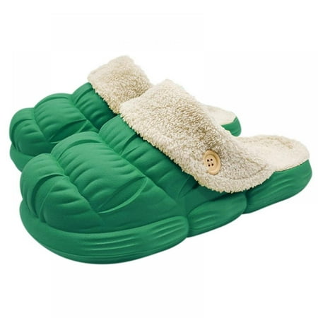 

Cotton Slippers Winter Waterproof Warm Cotton Shoes Interior Fleece Shoes Can Be Disassembled Wash Home Slippers