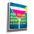 thumbnail image 2 of Epic Graffiti 'Got Drunk' by JJ Brando, Canvas Wall Art, 20"x24", 2 of 8