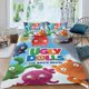 thumbnail image 2 of Feos Muñecos Uglydolls Conjunto de sábanas temático, trío de piezas, cómodo y amigable con la piel, diseño único, regalo de decoración para el hogar para familiares, amigos y fans,135cm *200cm, 2 of 6