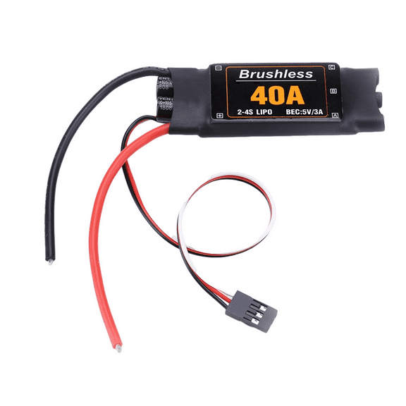 2-4S 40A Brushless ESC Drone Airplanes Parts Speed Controller Motor for RC FPV Quadcopter Helicopter (Short)