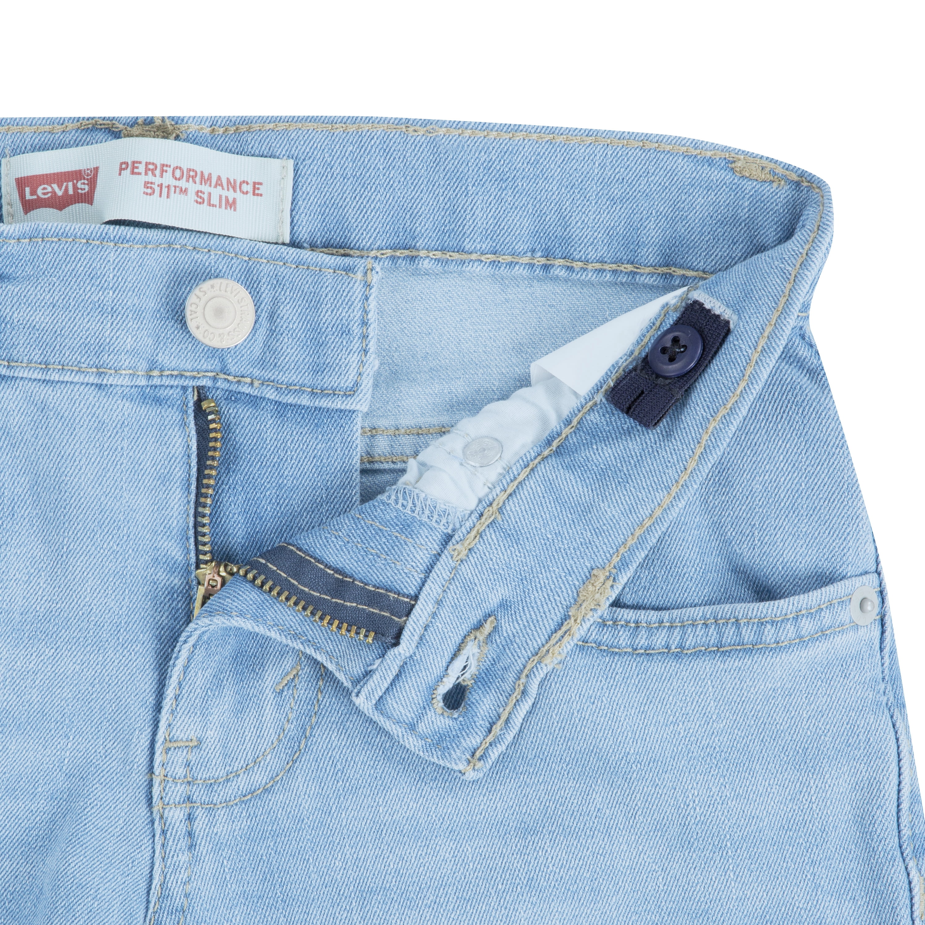 Levi Boys 511 Slim Fit Performance Denim Jeans, Sizes 8-20